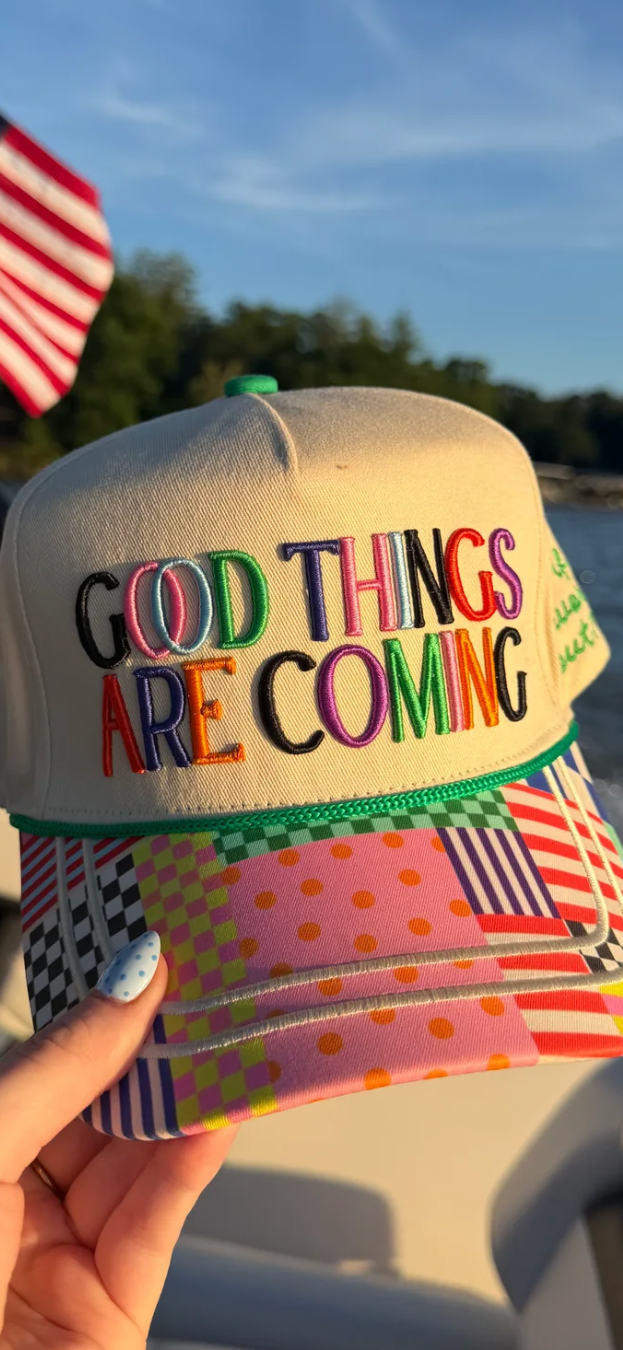 Good Things Are Coming Trucker Hat