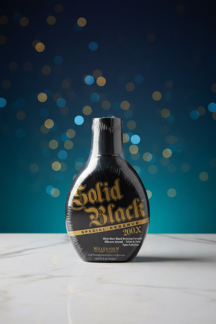Solid Black Millennium Tanning Products