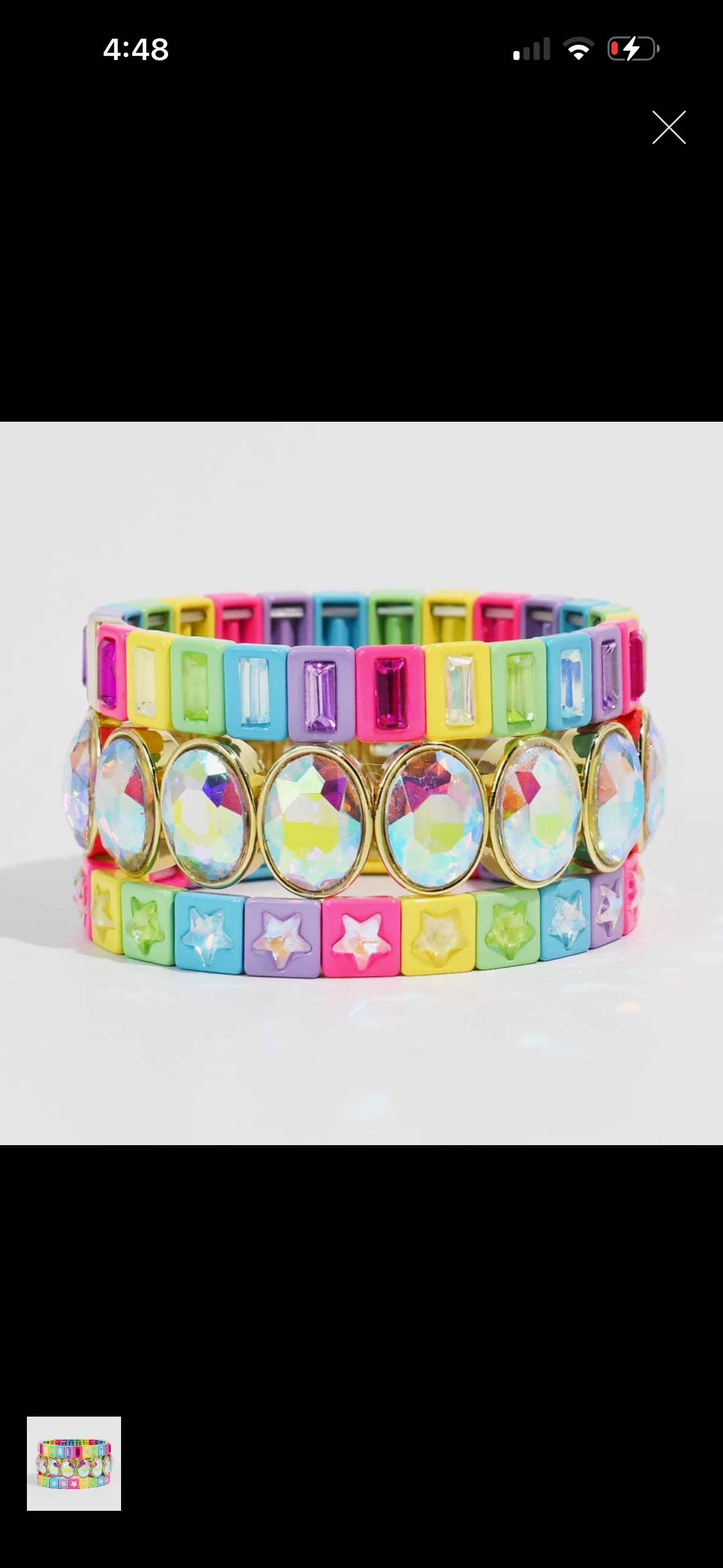 🌟 Treasure Jewels Homemade  “Stars of the Show” Bracelet Stack 🌟