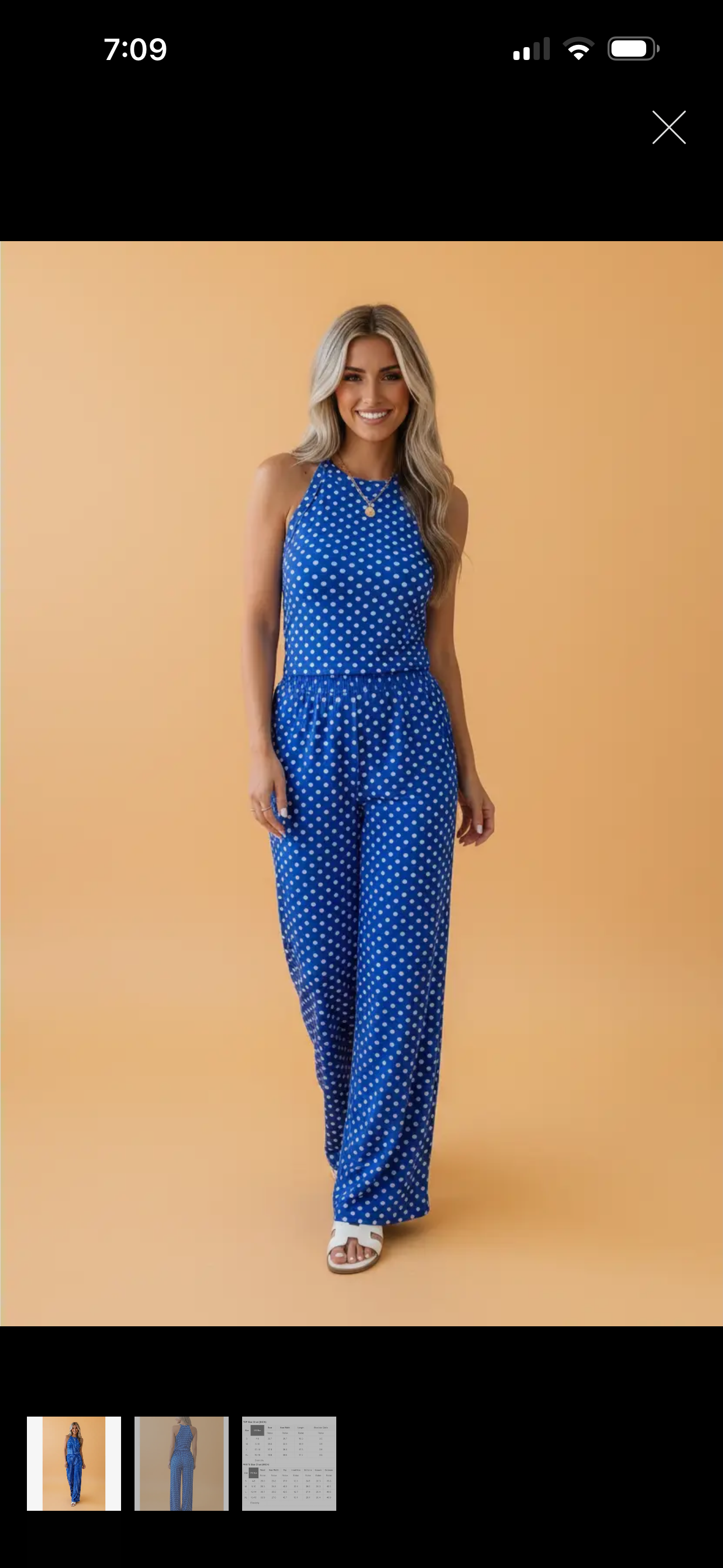 Pretty Bash Polka Dot Tank & Loose Pants Set