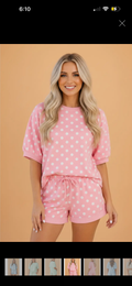 Classic Polka Dot Short Set