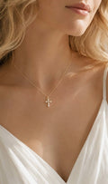 ✨ Grace Pearl Cross Necklace ✨