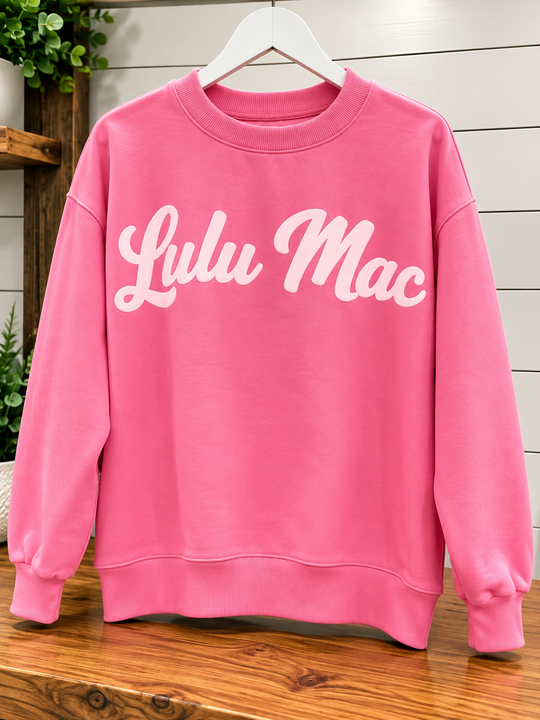 Lulu Mac Hot Pink Sweatshirt