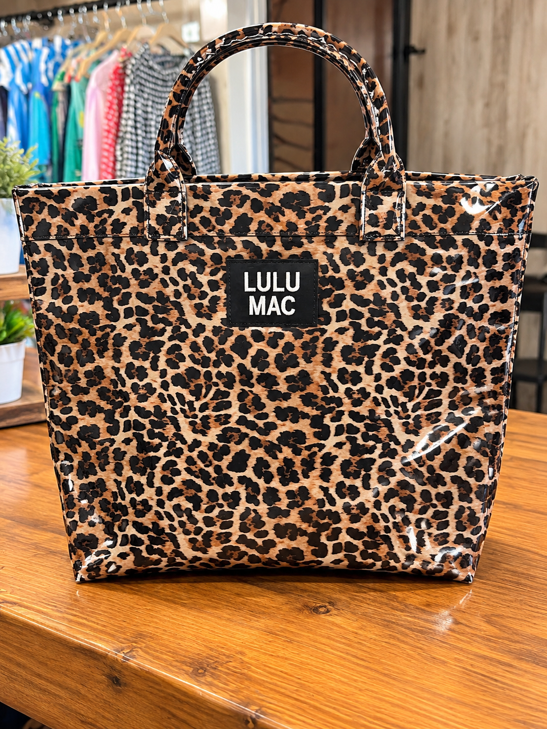 Lulu Mac Leopard Tote
