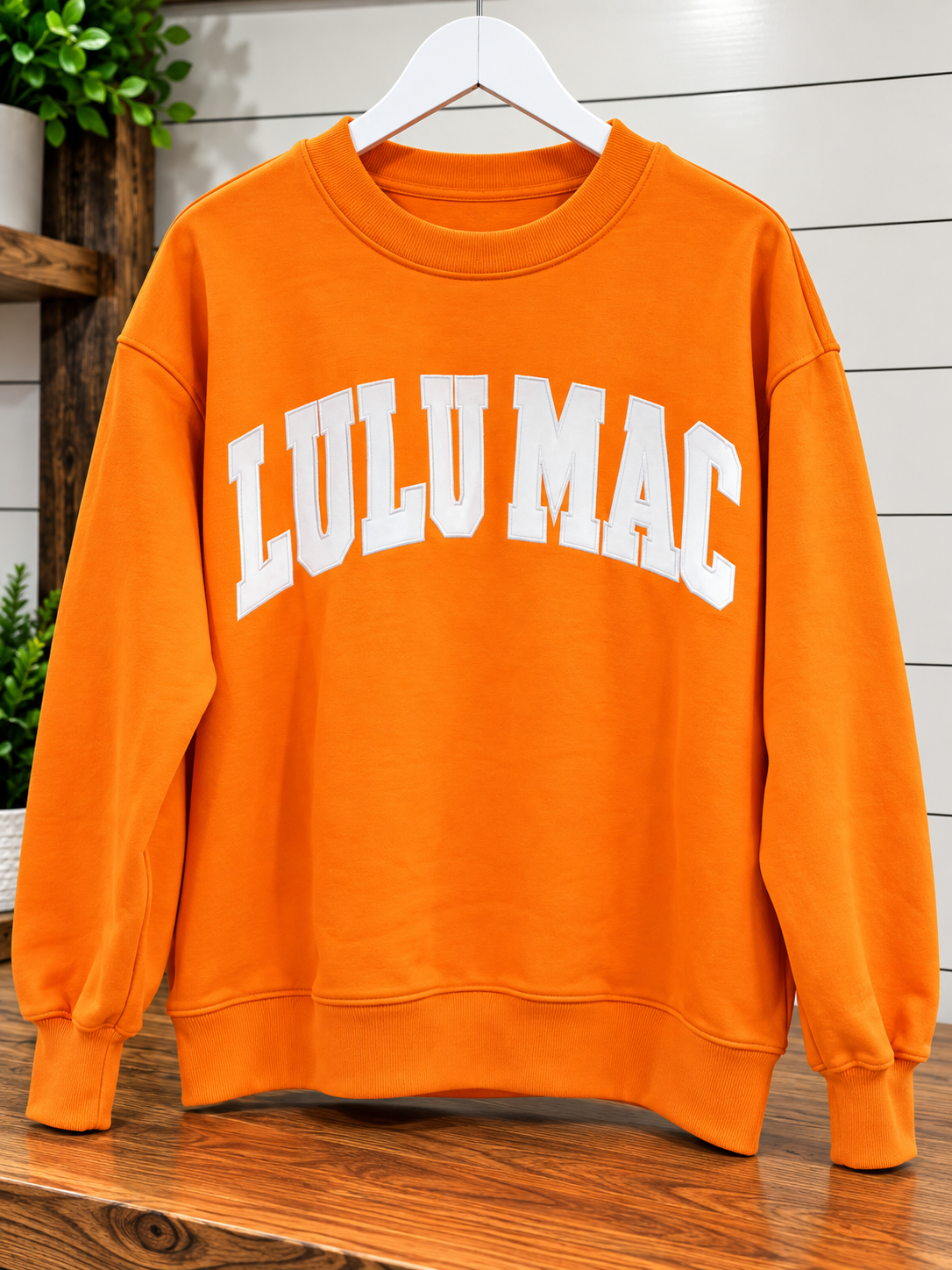 Lulu Mac Orange Sweatshirt