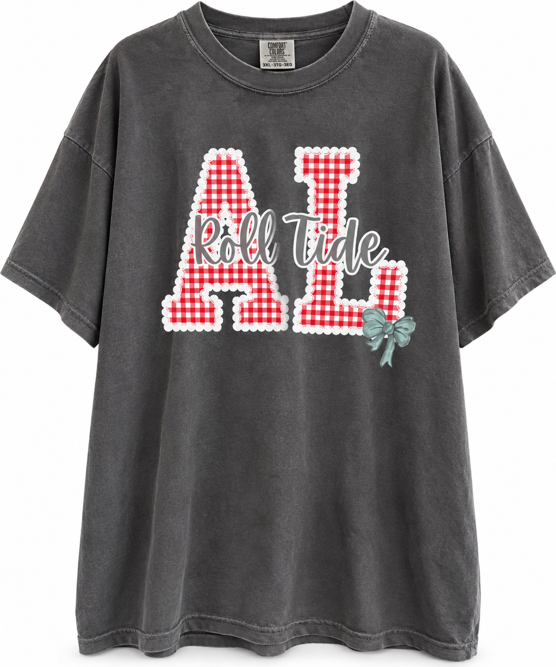 Roll Tide AL Gingham T-Shirt