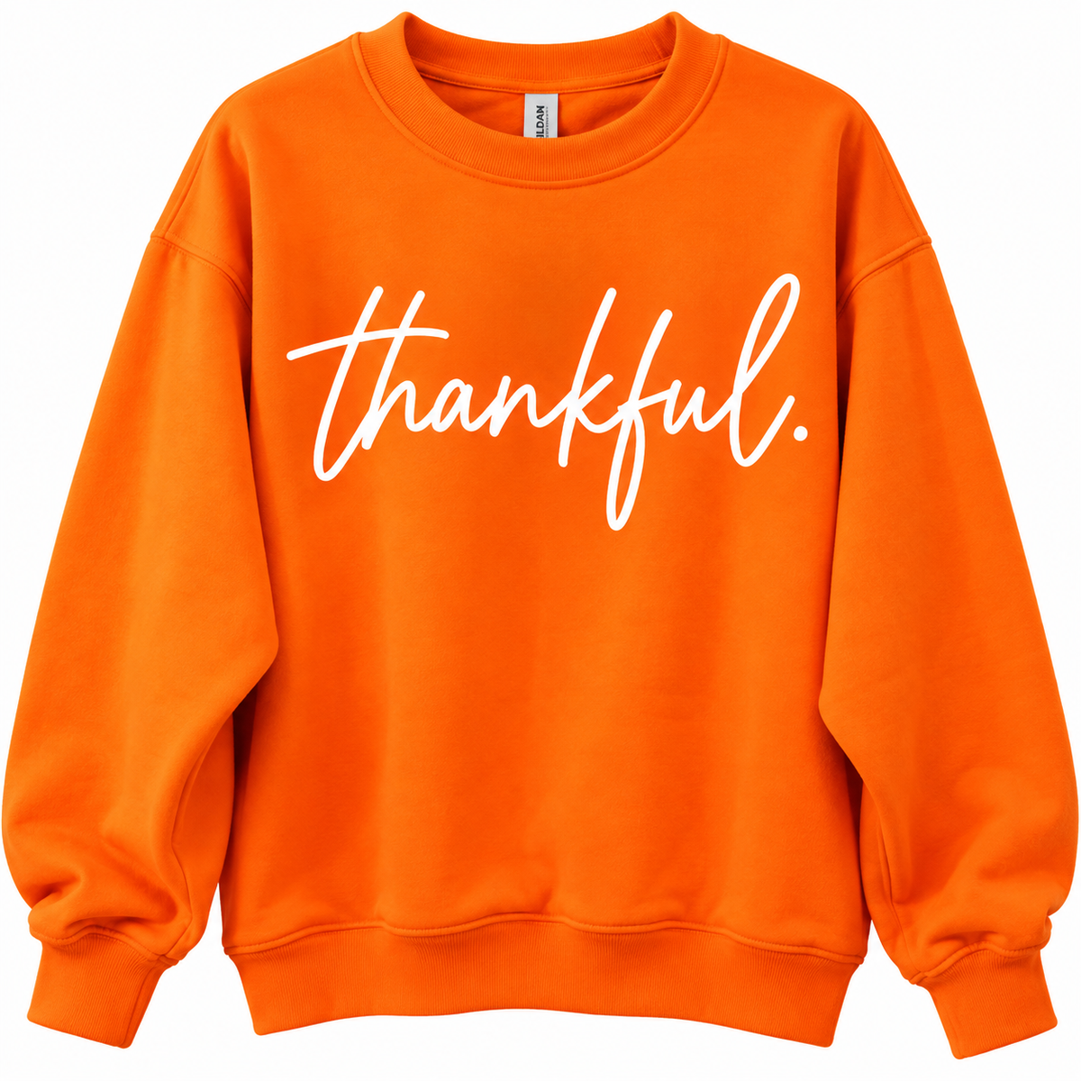 Thankful Orange Sweatshirt